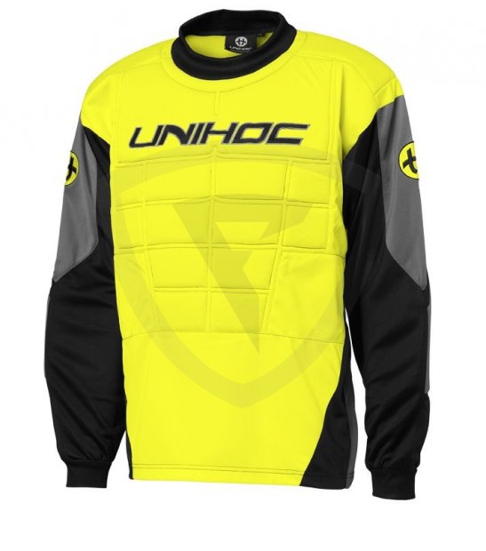 Unihoc Blocker Neon Yellow Jr. brankářský dres 7094
