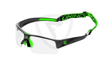 Unihoc Victory Kids brýle Black Neon Green