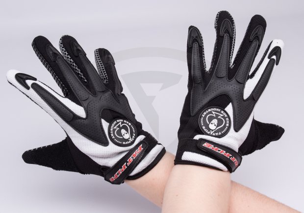 Fatpipe GK Pro White Black brankářské rukavice Fatpipe_GK_Pro_White_Black_brankářské_rukavice
