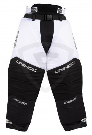 Unihoc Alpha Goalie Pants White-Black