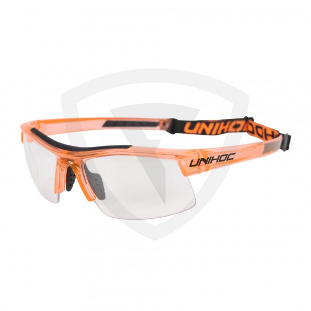 Unihoc Energy Kids Eyewear Crystal Orange-Black Unihoc_Energy_Kids_Eyewear_Crystal_Orange-Black