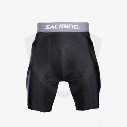 Salming E-Series Goalie Protective Shorts Black-Grey