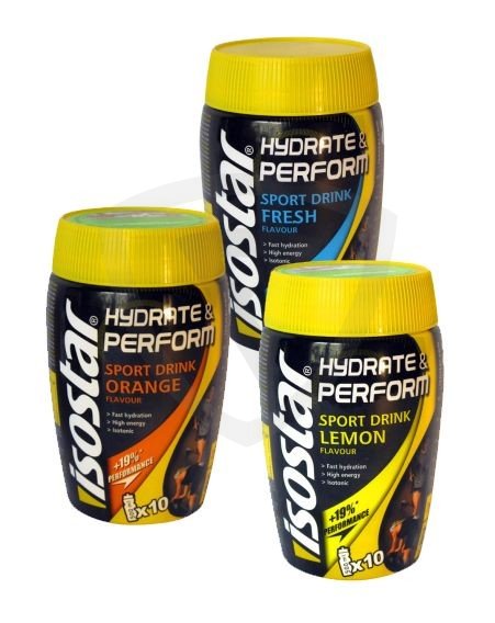 Isostar Hydrate and Perform 400g citron