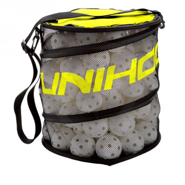 Unihoc Ballbag Flex Lime Line 13923 Ballbag Flex black-neon yellow