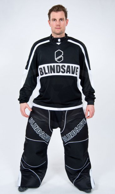 BLINDSAVE BLACK-WHITE GOALIE PANTS BlindSave Black-White brankářské kalhoty