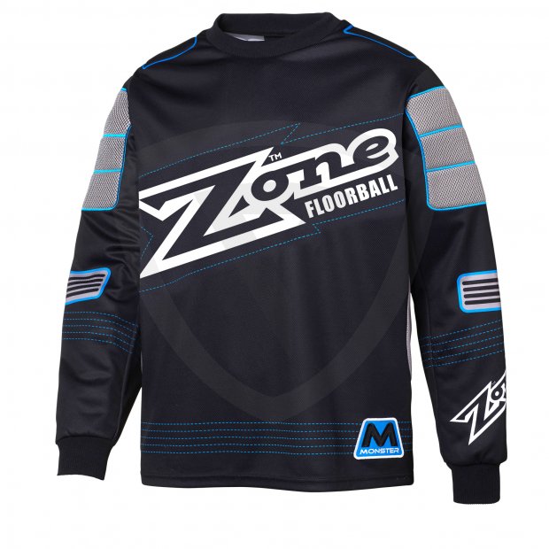 Zone Monster brankářský dres 37154 Goalie sweater MONSTER black-blue FRONT