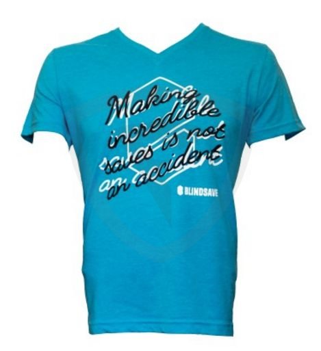 Blindsave Incredible Saves Man T-shirt M modrá