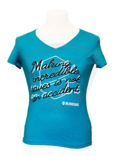 Blindsave Incredible Saves Woman T-shirt M modrá
