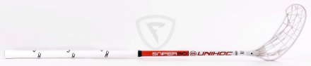Unihoc SNIPER 30 White-Red Junior