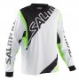Salming Phoenix White-Gecko Green Junior brankářský dres