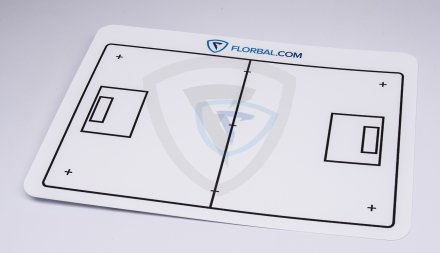 Florbal.com trenérská taktická tabulka 32x24 cm