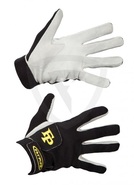 Fatpipe GK Gloves With Leather 17/18 černá-žlutá