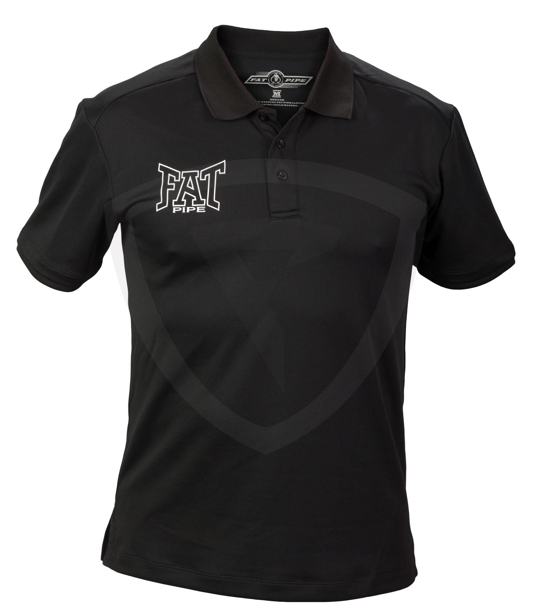 Fatpipe Sean Polo T-shirt XS černá