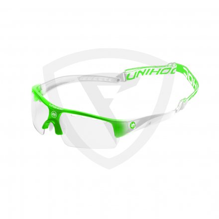 Unihoc Victory Junior brýle Neon Green - White
