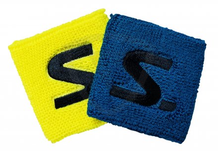 Salming Wristband Short 2-pack Electric Blue-Safety Yellow