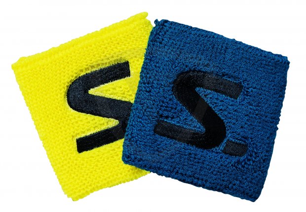 Salming Wristband Short 2-pack Electric Blue-Safety Yellow Salming_Wristband_Short_2-pack_Electric_Blue-Safety_Yellow