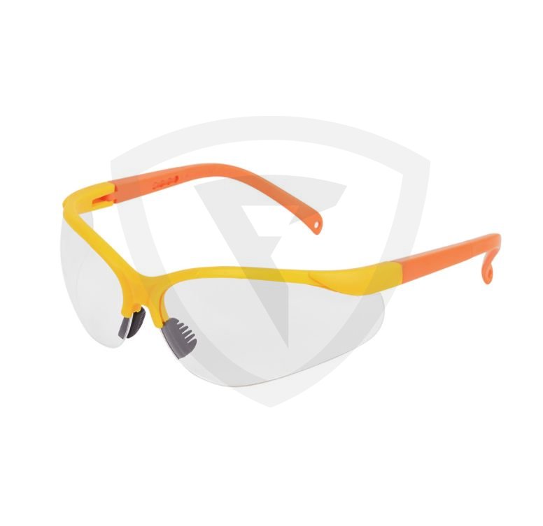Temish Pro Shield LX Yellow-Orange Senior brýle na florbal žlutá-oranžová
