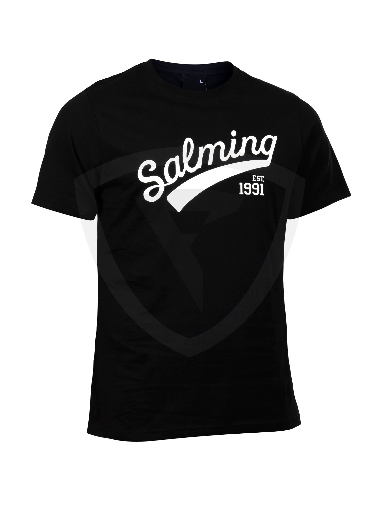 Salming Logo Tee Black 164 černá