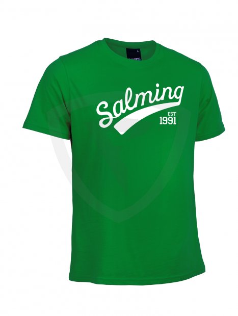 Salming Logo Tee Green 1167668-0606_1_Salming_Logo_Tee_Team_Green