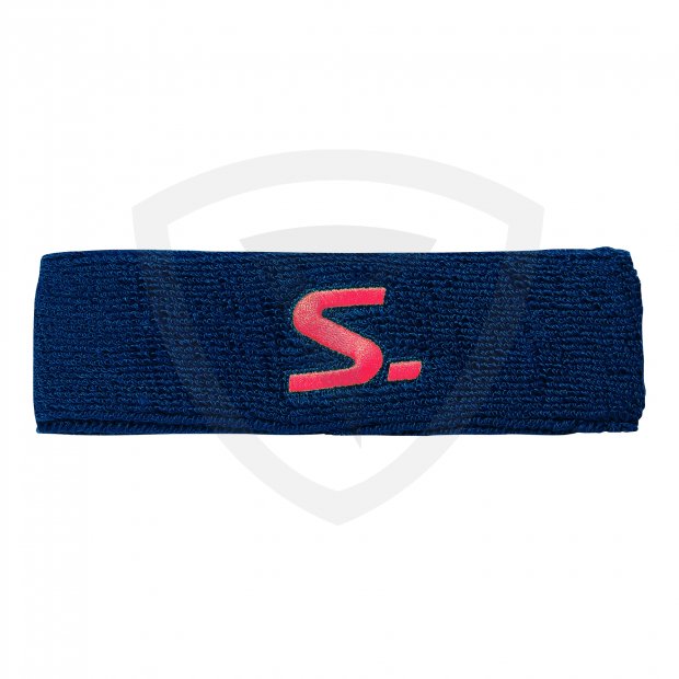 Salming Knitted Headband Navy-Coral 1188881-0452_1_Knitted_Headband_Navy_Coral