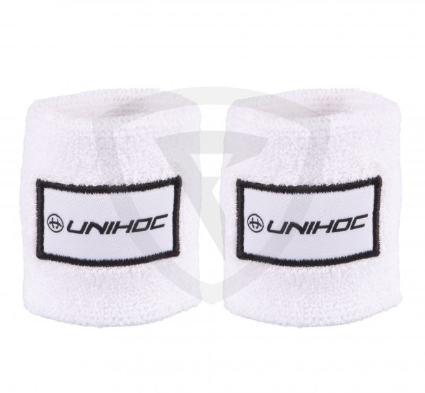 Unihoc Terry 2-pack White Wristband 14667 WRISTBAND TERRY 2-PACK