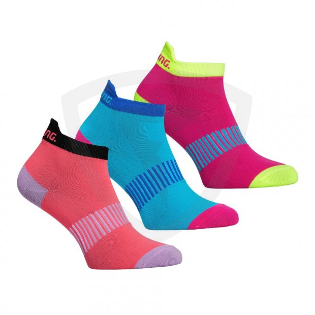 Salming Performance Ankle Sock 3-pack Coral/Mixed performance-ankle-sock-3-pack-coral-mixed