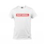 Zone T-shirt Personal White-Red