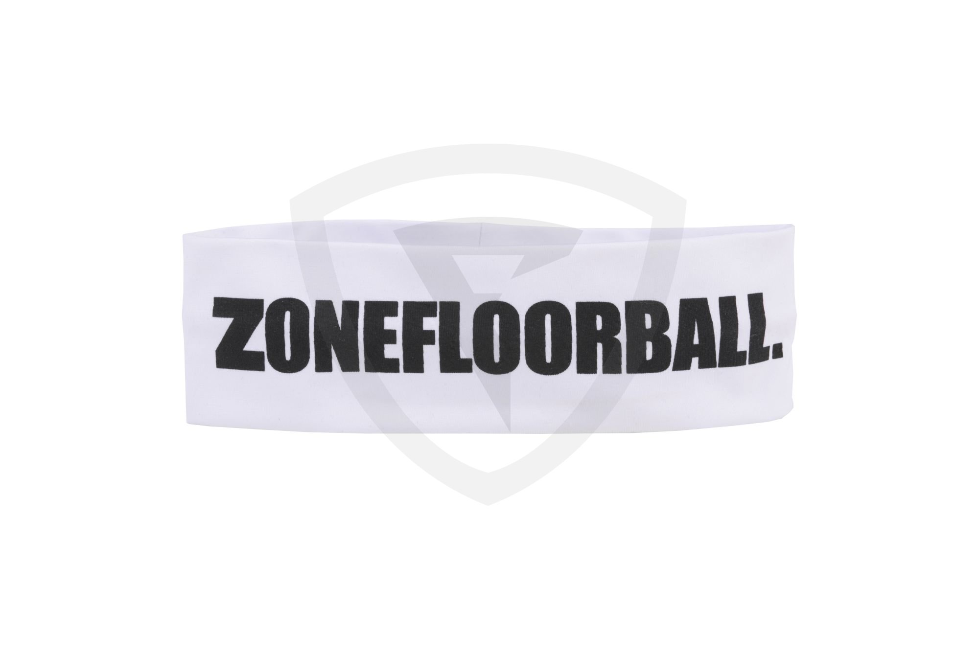 Zone Logo Huge Mid Headband bílá-černá