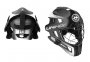 12553 GOALIE Mask Unihoc INFERNO 66 black-white