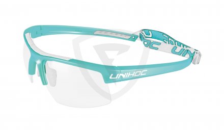 Unihoc Energy Junior Eyewear Turquoise-White