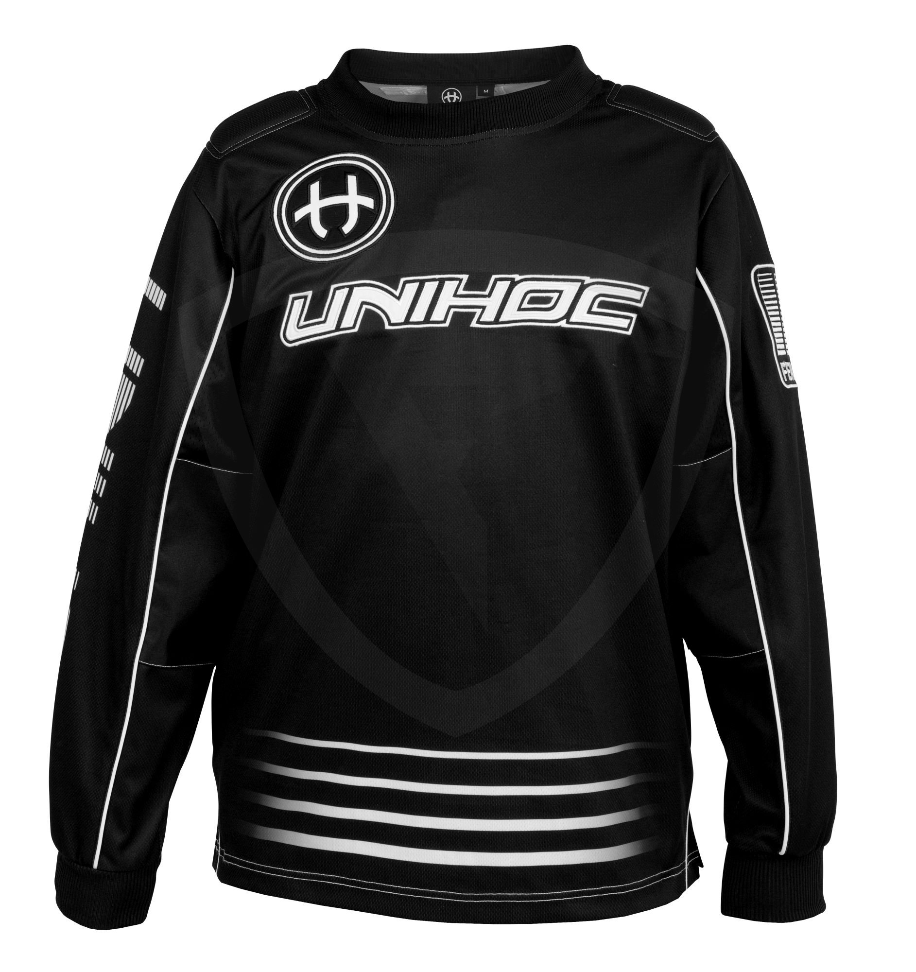 Unihoc Inferno Black Junior brankářský dres 140 černá