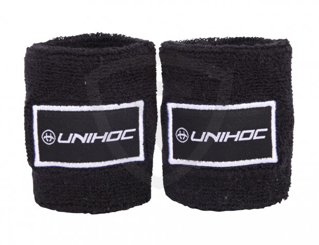Unihoc Terry 2-pack Black Wristband 14670 Wristband TERRY 2-pack white-black
