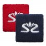 Salming Wristband Short 2-pack Red-Blue