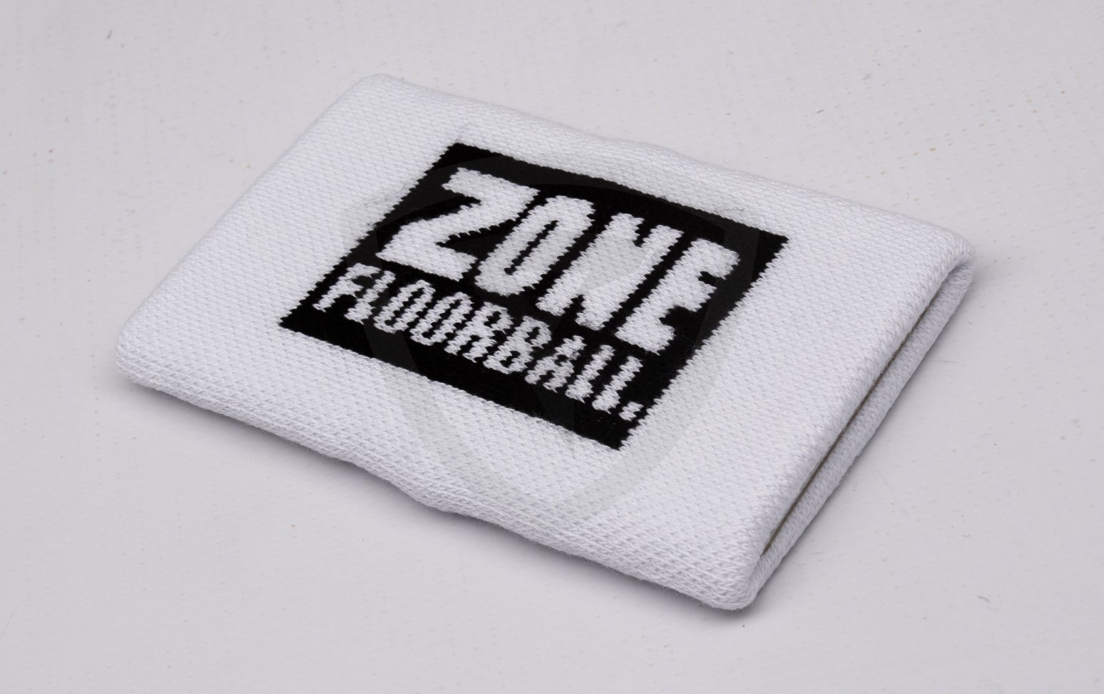 Zone Logo White Wristband bílá