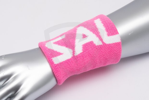 Salming Wristband Mid Pink-White Salming Wristband Mid Pink-White