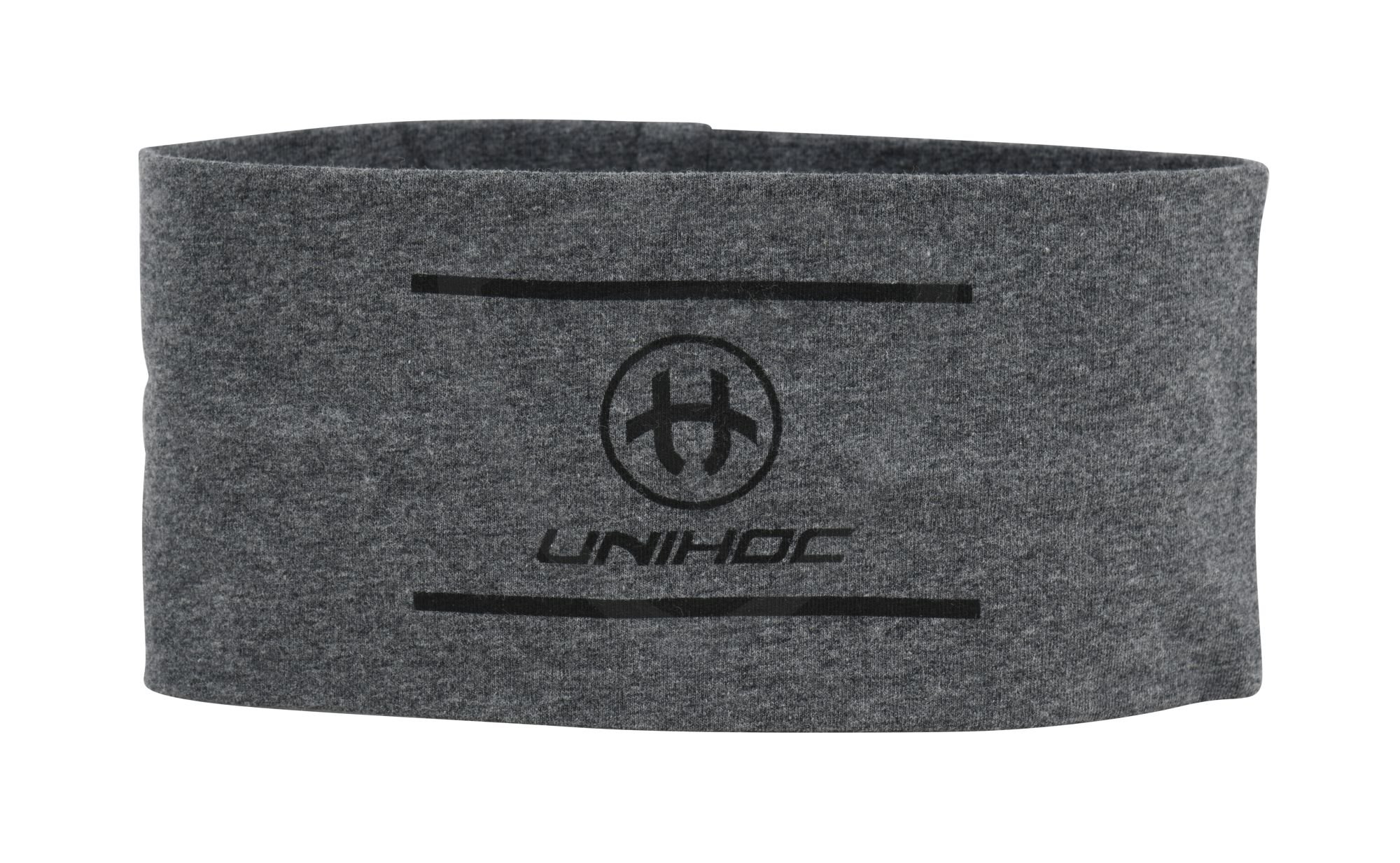Unihoc Allstar Headband Wide Dark Grey černá