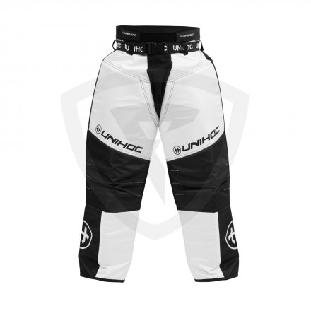 Unihoc Keeper Black-White brankářské kalhoty