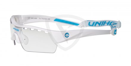 Unihoc Victory Junior Eyewear White-Blue