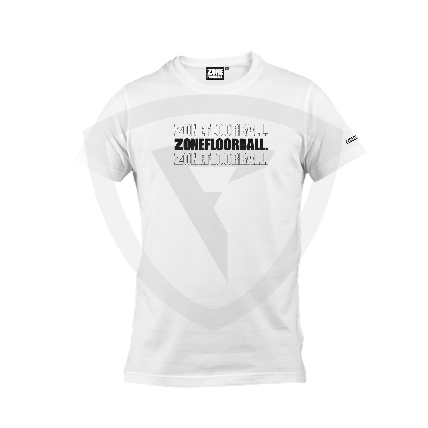 Zone T-shirt Statement XS bílá-černá