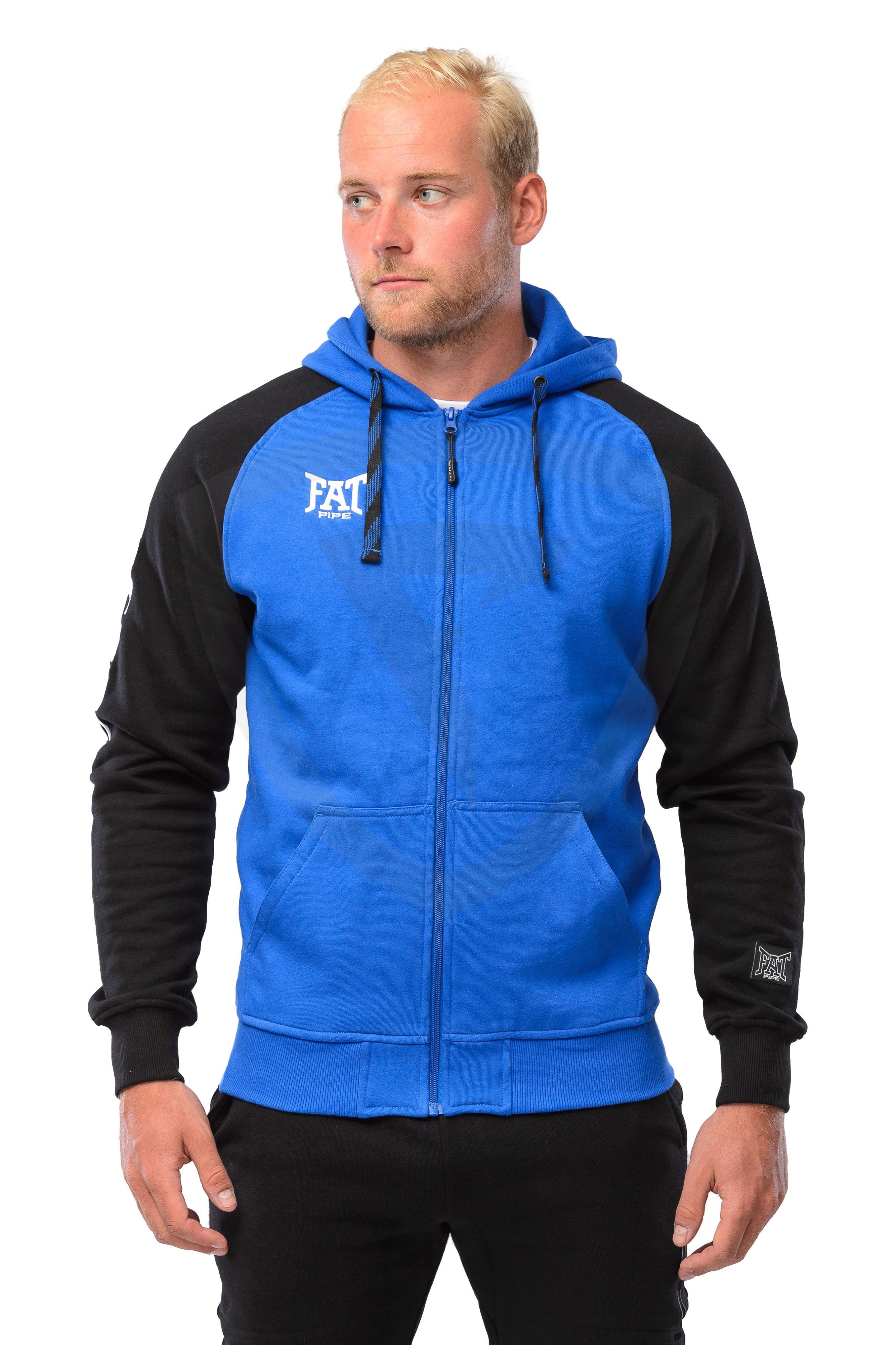 Fatpipe Strom Hooded Sweat Jacket XL modrá