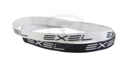 Exel Thin Headband Essentials 2pcs Black - White