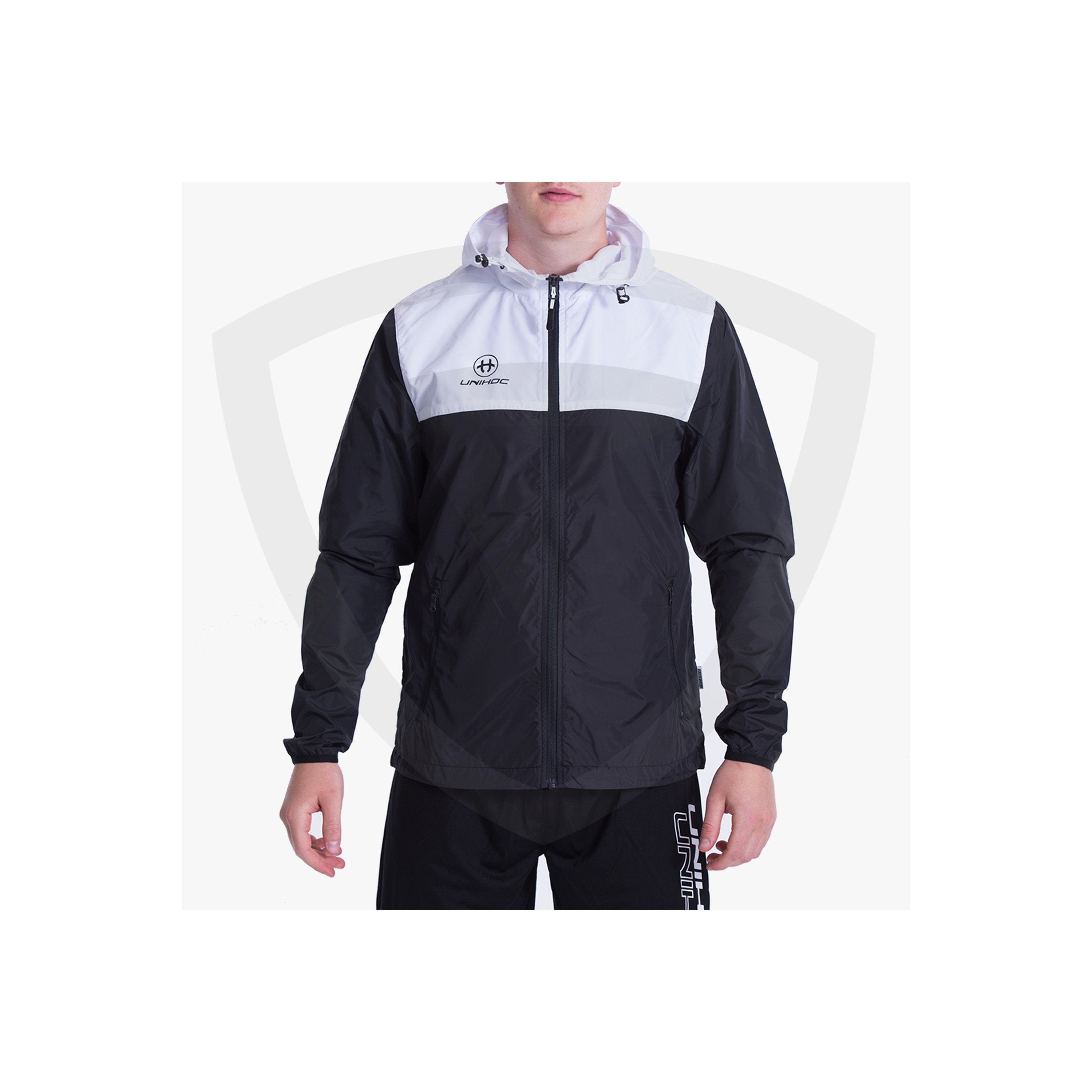 Unihoc Jacket Technic Wind-Runner XL černá-bílá