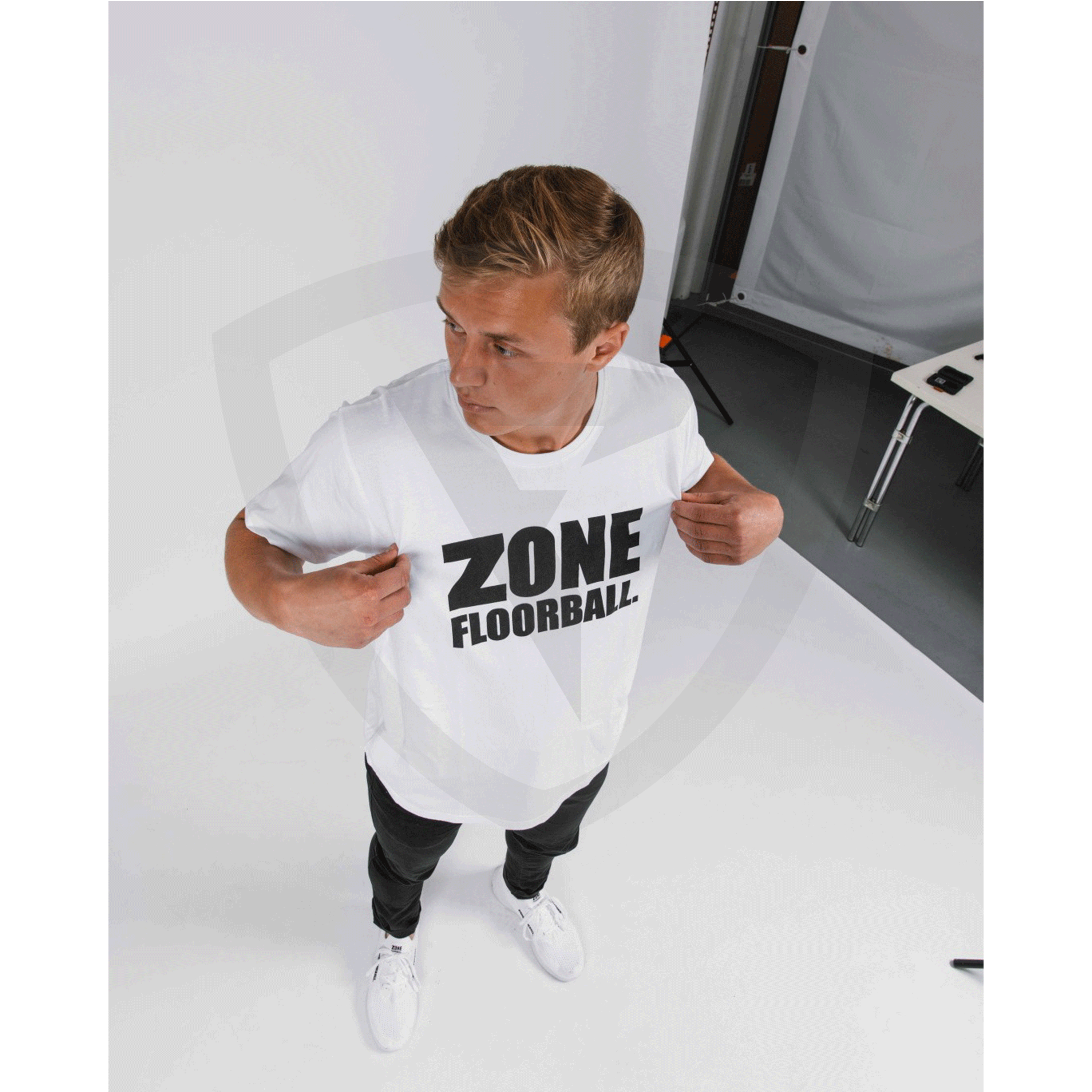 Zone T-shirt Upscale XL bílá-černá