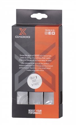 Oxdog Grip Boost 3 Pack Grey