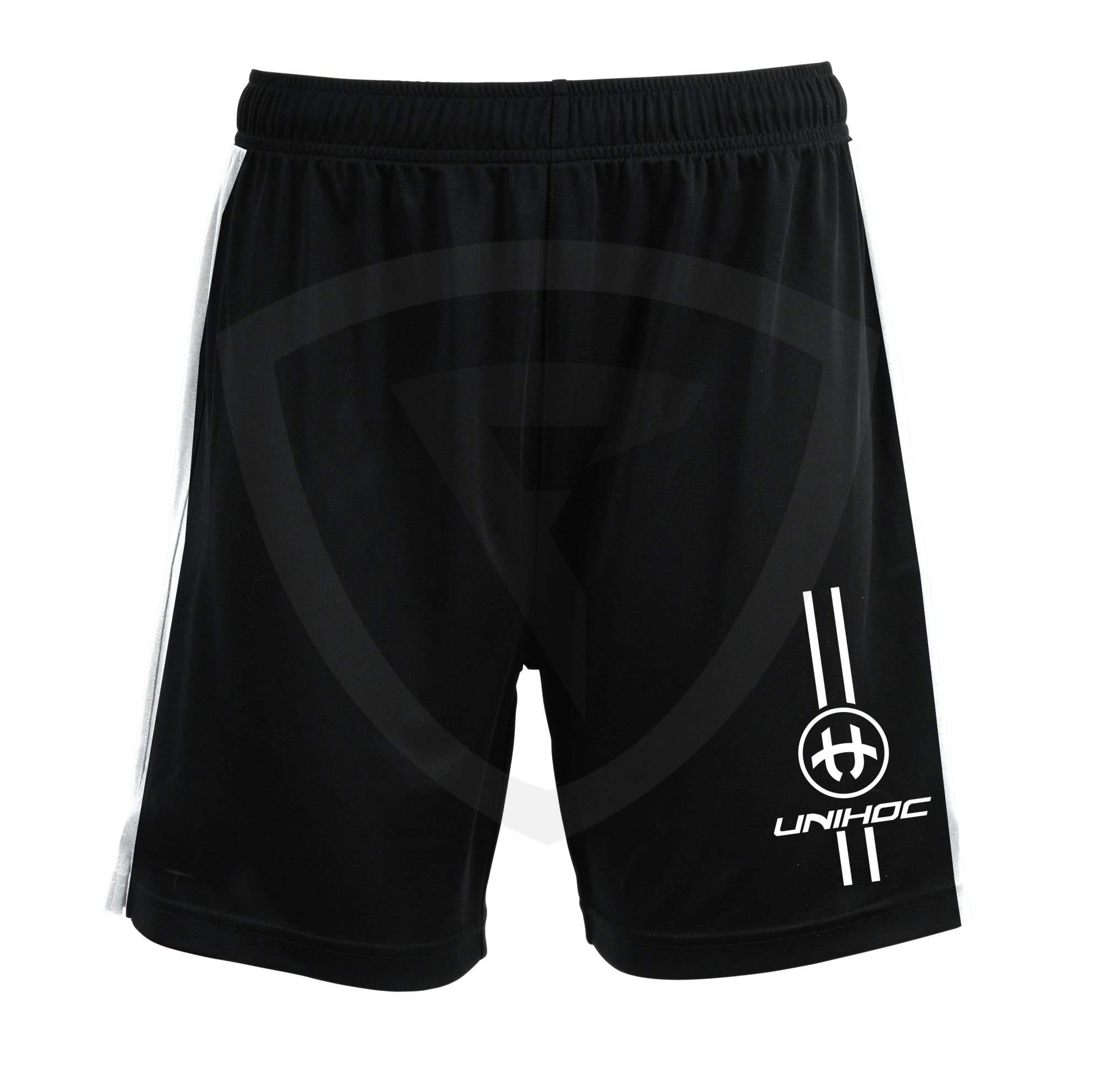 Unihoc Arrow Shorts Black-White SR M černá-bílá