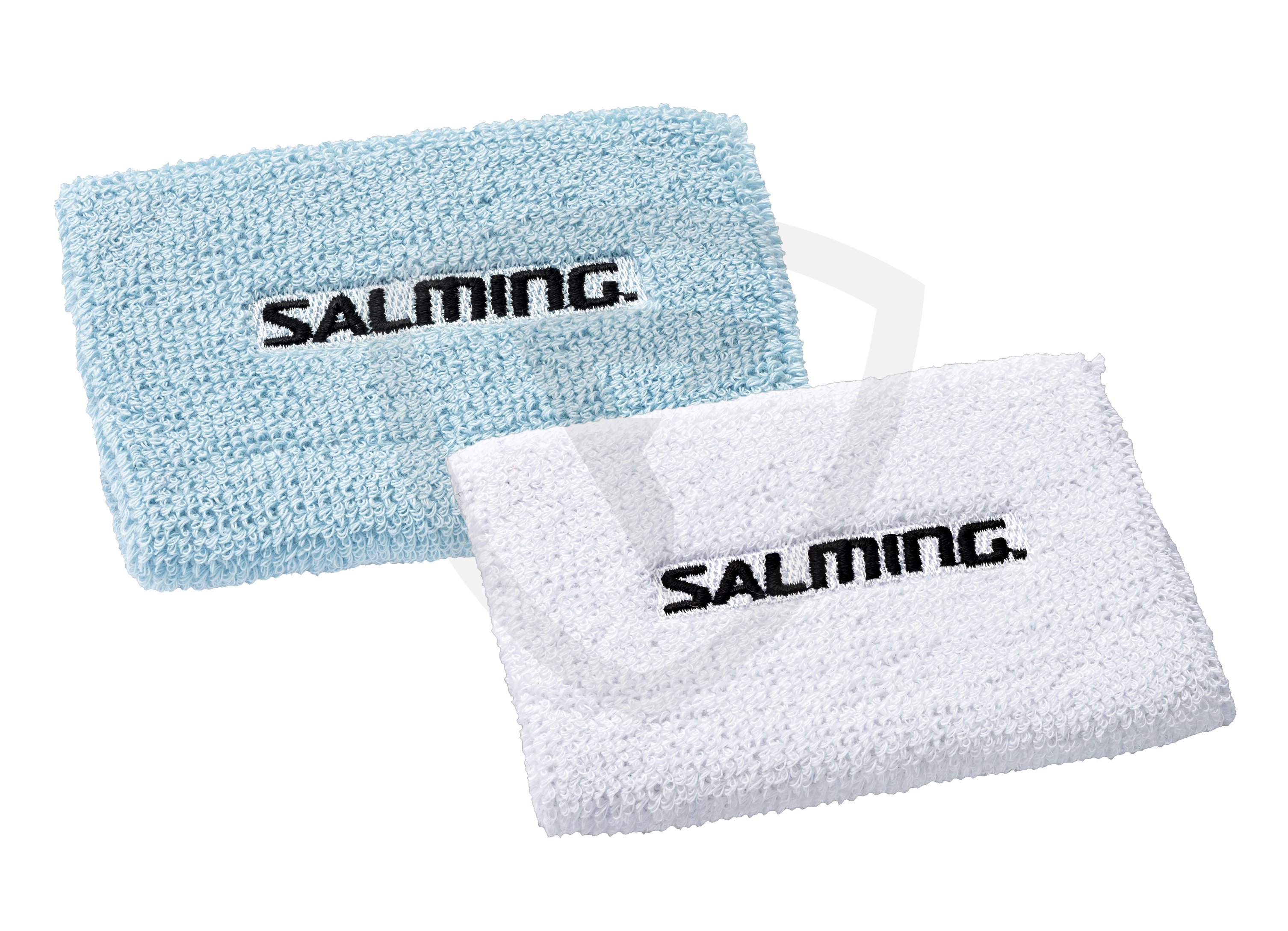 Salming Wristband Mid 2.0 2-pack Turquoise/White tyrkysová-bílá