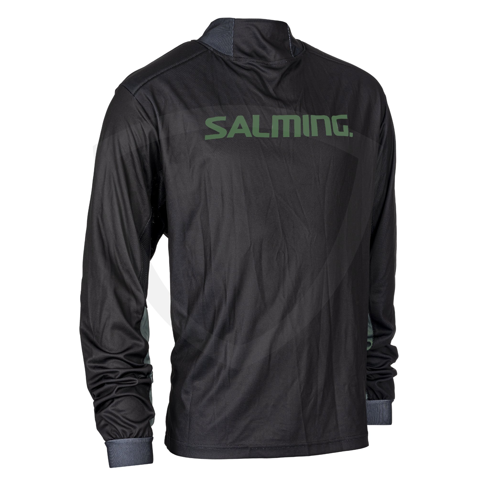 Salming Legend Goalie Jersey SR Black- Camping Green S černá-zelená