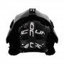 Unihoc Alpha 44 Black-Silver Goalie Mask
