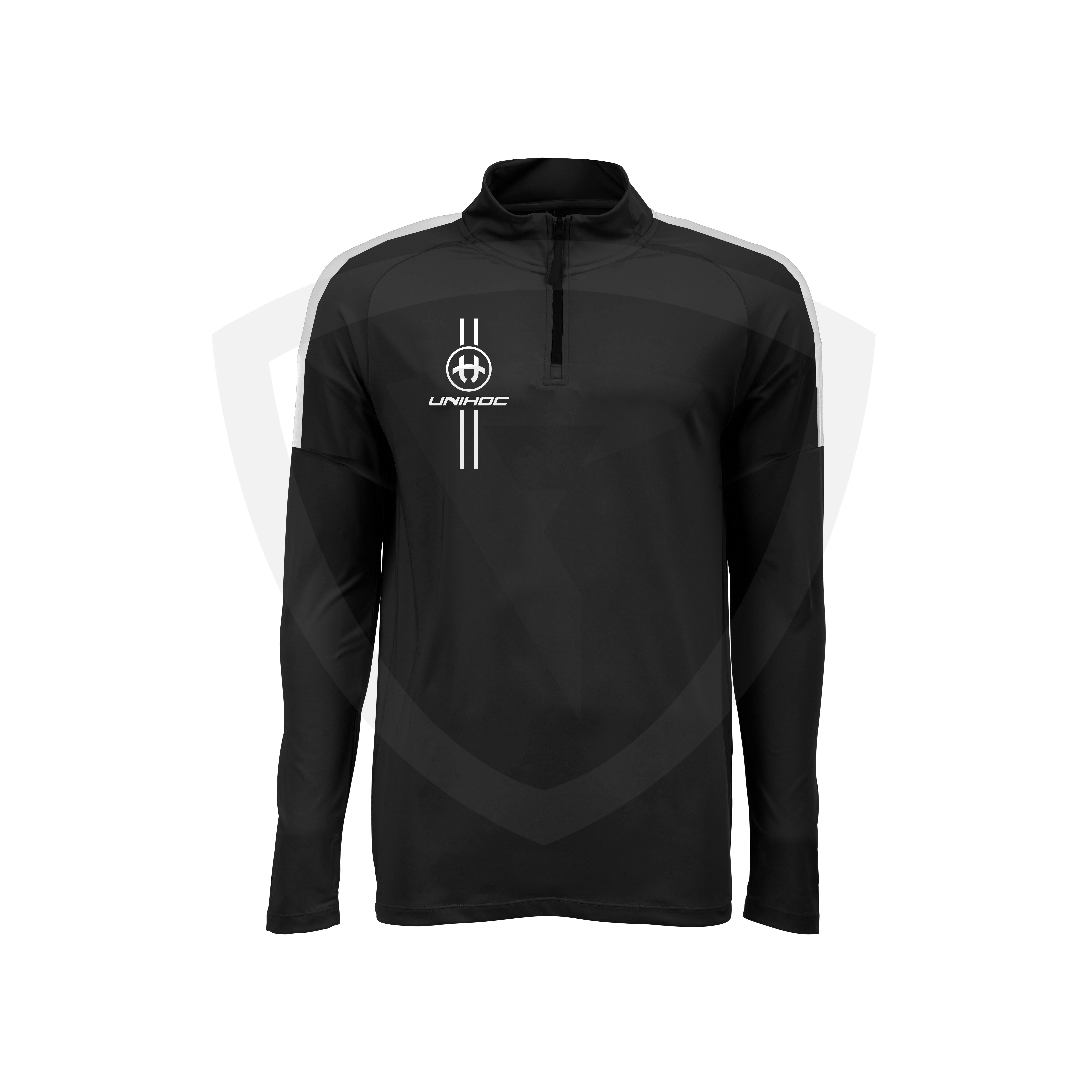 Unihoc T-shirt Arrow Longsleeve Black SR XL černá-bílá