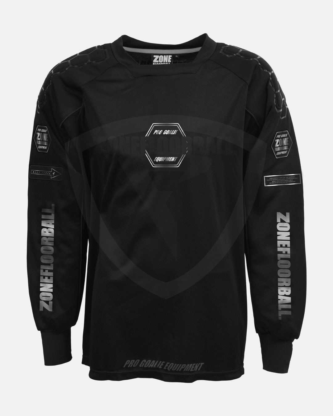 Zone PRO Goalie Sweater Black-Silver XL černá-stříbrná